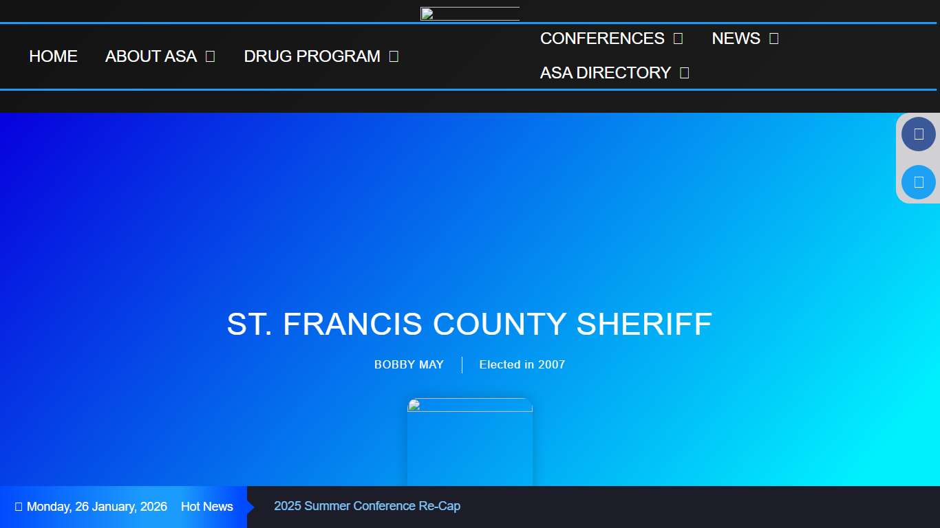 ST. FRANCIS COUNTY SHERIFF – Arkansas Sheriff Association